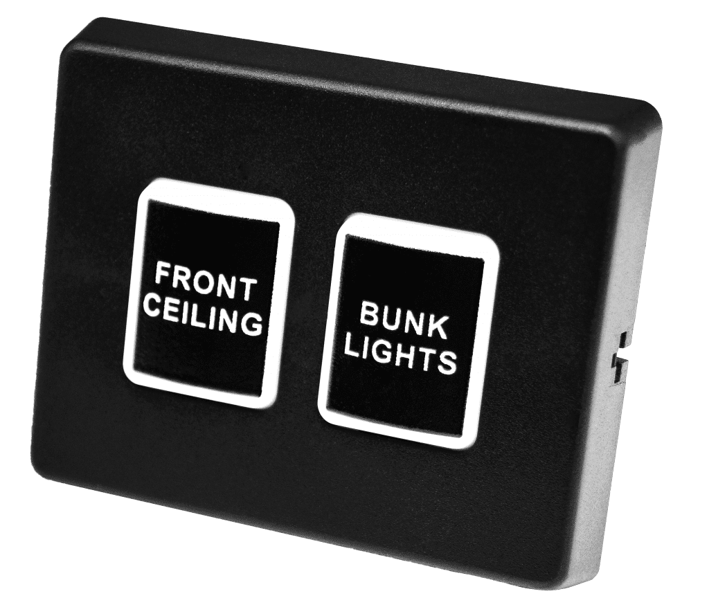 PrecisionPlex Switch Panel 2 Button Gen 1 Precision Circuits Inc